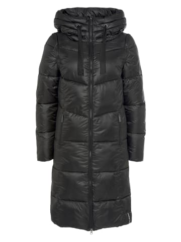 Wintermantel in schwarz
