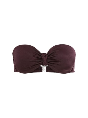 LSCN BY LASCANA Bandeau-Bikini-Top in aubergine
