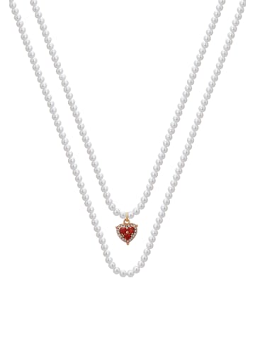 NAEMI Women Necklace in Rose Gold White