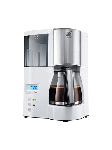 Melitta Kaffeemaschine Optima Timer 1008-01 Filterkaffeemaschine in weiß