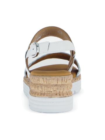 Gabor Keilsandaletten in Weiß
