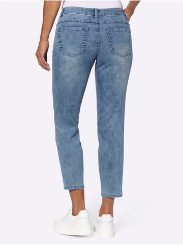 WITT WEIDEN 5-Pocket-Jeans in blue-bleached