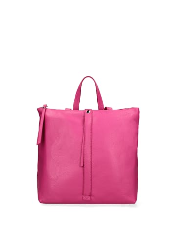 ROBERTA ROSSI In einen Rucksack umwandelbare Handtasche in FUCHSIA