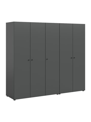 ebuy24 Kleiderschrank Darwin Anthrazit 200 x 51 cm