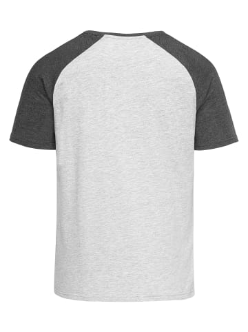 Humy T-Shirt 2er Set mit Raglanärmeln im Colorblock Design in Grau
