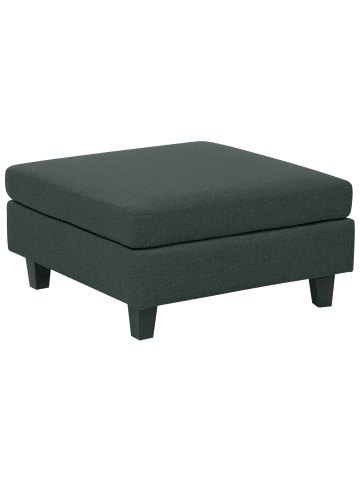 Beliani Ottomane UNSTAD in Grün/Schwarz - (W) 76 x (H) 39 x (L) 76 cm