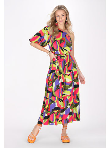 IZIA Women Dress in violet multicolor