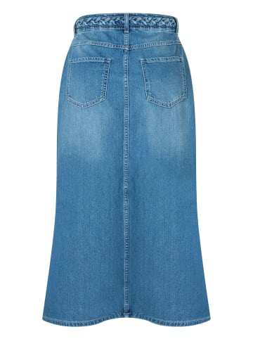 More & More Jeansrock in light blue denim