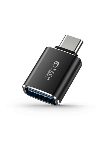 TechProtect Tech-Protect Ultraboost Adapter USB-C auf USB OTG USB-Adapter in Schwarz