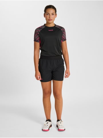 Hummel Verstellbare Taille Kurze Hose Hmlblaze Damen in BLACK/PINK