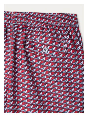 Hackett London Badeshorts in Rot