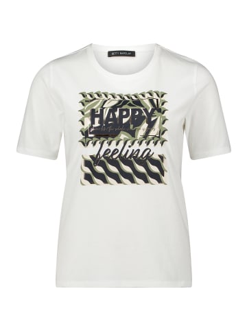 Betty Barclay Basic Shirt mit Placement in Patch White/Dark Blue