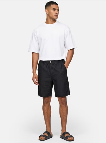 Tazzio Leinen Shorts "A212" in Schwarz