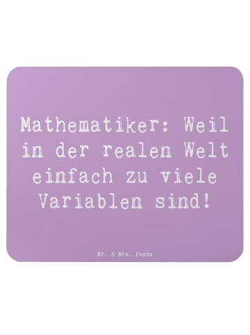 Mr. & Mrs. Panda Maus Pad Spruch Mathematiker Leben mit Spruch in Lavendeltraum