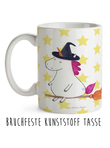 Mr. & Mrs. Panda Plastikbecher Einhorn Hexe ohne Spruch in Weiß