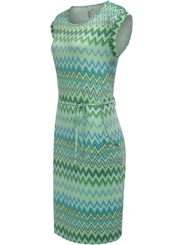 ragwear Sommerkleid Taggien Print in Aqua