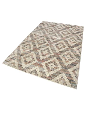 Wecon Home Teppich "Passion 2.0" in Beige/Blau/Orange/Anthrazit