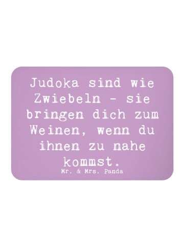 Mr. & Mrs. Panda magnet Spruch Judo Zwiebel mit Spruch in Lavendeltraum