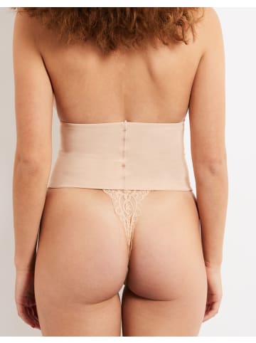 Scandale Eco-lingerie Mid-Waist String-Panty in Beige