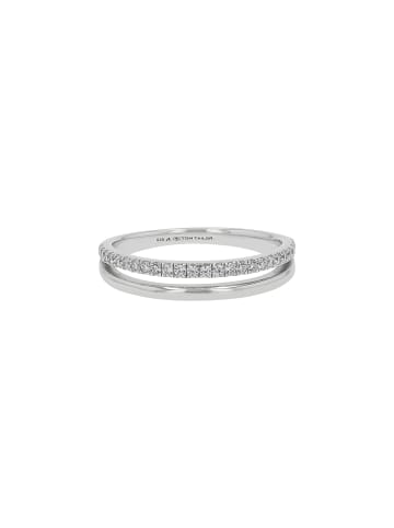 Tom Tailor Ring Silber 925, rhodiniert in silber