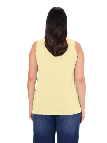 Ulla Popken Strick-Top in blassgelb