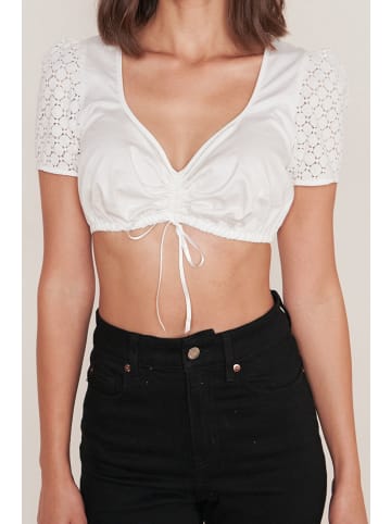 KRÜGER Dirndlbluse in Beige