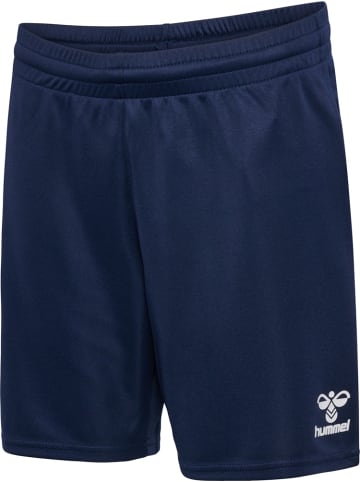 Hummel Kinder Short "Hmlessential Shorts Kids" in Blau