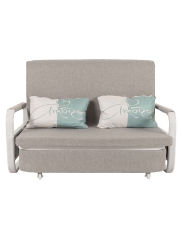 MCW Schlafsofa M83, Stoff/Textil hellgrau