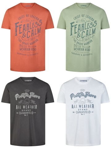 riverso  T-Shirt RIVLeon 4er Pack in Mehrfarbig