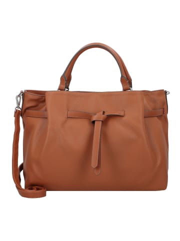 Tom Tailor Naida Shopper Tasche 42 cm in cognac