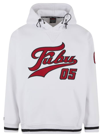 FUBU Sweat & Fleece - Hoodies in white/red