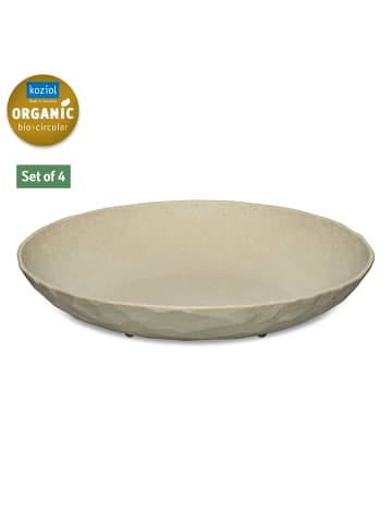 koziol CLUB PLATE 220mm - Tiefer Teller 220mm in nature desert sand