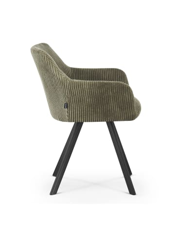 B&D Home 2er-Set: Esszimmerstuhl CYRUS in Grün - (B)56 x (H)80 x (T)60 cm