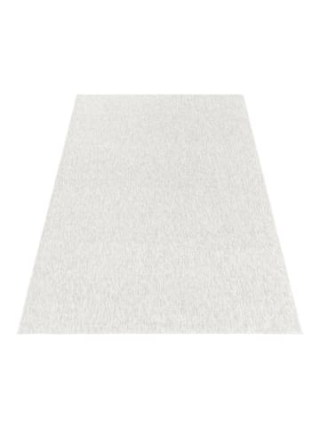 KADIMA DESIGN Teppich Kurzflor Unifarben Polypropylen saugroboter Wohnzimmer in Creme