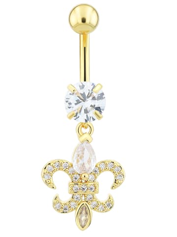 Adeliás Damen Piercing aus Edelstahl in gold
