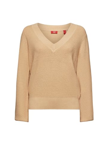 ESPRIT Pullover in cream beige