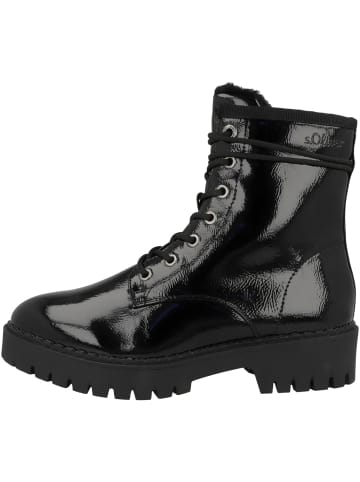 s.Oliver BLACK LABEL Schnürboots 5-26213-41 in schwarz