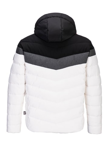 First B Steppjacke in white/black