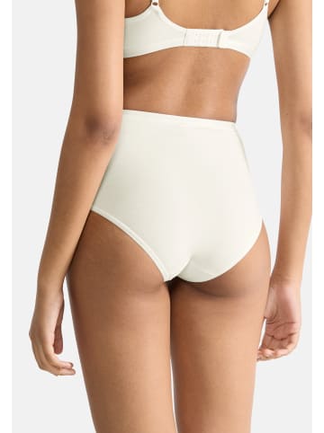 Sloggi High Waist Panty GO Daily Cotton in Beige / weiß