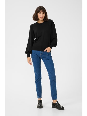 Kaffe Strickpullover KAkaren in Black Deep