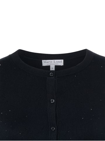 Marie Lund Strickjacke in schwarz - 0001