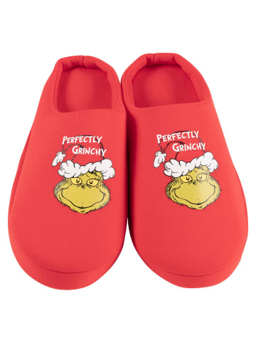 The Grinch The Grinch Hausschuhe Perfectly Grinchy Slipper Pantoffeln Puschen in rot