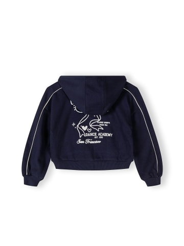 Minoti 2-tlg Langarmshirt & Hose 30FLEECE166 in dunkelblau