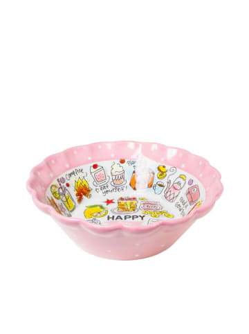 Blond Amsterdam Schale Happy in Bunt - 23,5cm