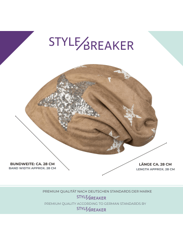 styleBREAKER Beanie Mütze in Oliv