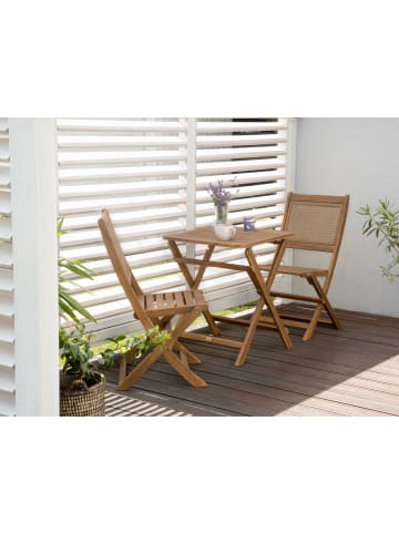 Beliani Beistelltisch PARAGGI in Braun - (W) 60 x (H) 72 x (L) 60 cm