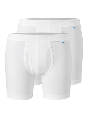Schiesser Long Short / Pant Long Life Cotton in Weiß
