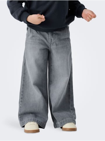 KIDS ONLY Jeans mit weitem Bein in Grey Denim