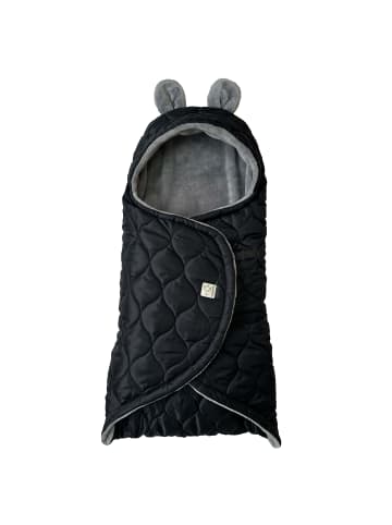 Kaiser Naturfellprodukte Babyschalenwrap Recy Small black/grey