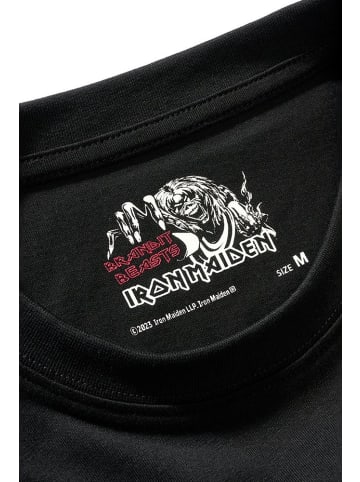 Brandit T-Shirt "Iron Maiden T Shirt Eddy Glow" in Schwarz